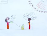 drawing from 'Capitalism - School Portrait'