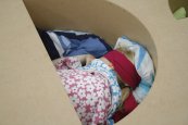 Kit sleeping in one of the Nap Stations