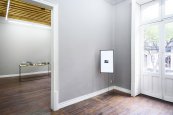 Installation view of Un acuerdo tácito/ A Tacit Agreement (solo exhibition), Casa Maauad (Mexico City, Mexico, 2016) © PJ Rountree