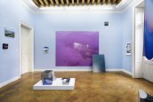 Installation view of Un acuerdo tácito/ A Tacit Agreement (solo exhibition), Casa Maauad (Mexico City, Mexico, 2016) © PJ Rountree